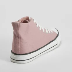 Outlet Zapatilla alta de lona rosa OH GIRL Zapatillas Lona
