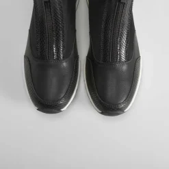 Online Zapatilla alta deportiva negra Mujer Zapatillas Altas