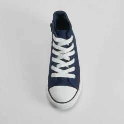 Best Zapatilla alta lona azul moarino OH GIRL Zapatillas Lona