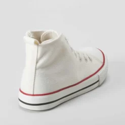 New Zapatilla alta lona blanca OH GIRL Zapatillas Lona