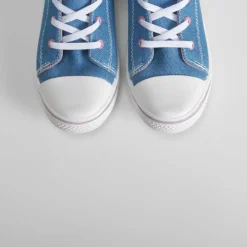 Sale Zapatilla alta lona denim Zapatillas Lona