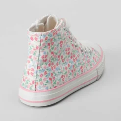 Sale Zapatilla alta lona flores multicolor OH GIRL Zapatillas Lona