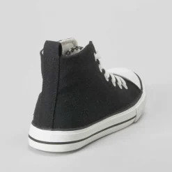 Hot Zapatilla alta lona negra OH GIRL Zapatillas Lona