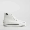 Discount Zapatilla alta plataforma blanca Mujer Zapatillas Altas|Básicos X Menos