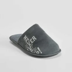 Outlet Zapatilla casa abierta gris oscuro Hombre Zapatillas Abiertas