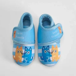 New Zapatilla casa azul dibujos cierre velcro Zapatillas Casa