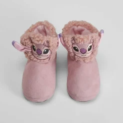 Outlet Zapatilla casa bota rosa STITCH Zapatillas Casa