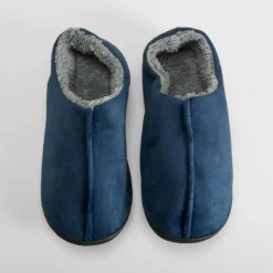 Hot Zapatilla casa cerrada cálida azul Hombre Zapatillas Cerradas