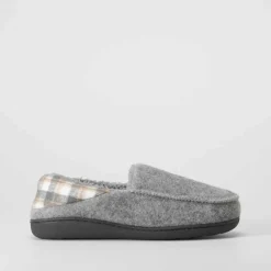 Best Zapatilla casa cerrada forro cálido gris Hombre Zapatillas Cerradas