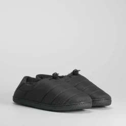 Online Zapatilla casa cerrada negra Hombre Zapatillas Cerradas