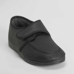 Clearance Zapatilla casa cerrada velcro negra Hombre Zapatillas Cerradas