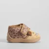 Sale Zapatilla casa cerrada velcro bebé leopardo Zapatillas Casa