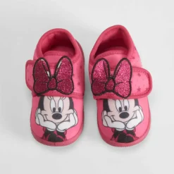 Best Zapatilla casa cerrada velcro bebé fuxia Zapatillas Casa