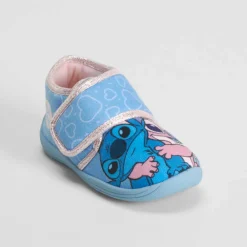 Discount Zapatilla casa cerrada velcro azul Zapatillas Casa