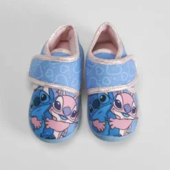 Best Zapatilla casa cerrada velcro bebé azul Zapatillas Casa