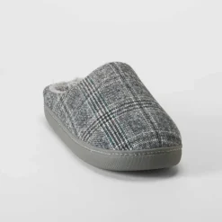 Best Zapatilla casa cuadros gris Hombre Zapatillas Abiertas