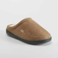 Hot Zapatilla casa cuero Hombre Zapatillas Abiertas