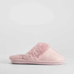 Sale Zapatilla casa destalonada pelo rosa Zapatillas Casa