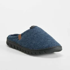 Zapatilla casa fieltro azul Hombre Zapatillas Abiertas