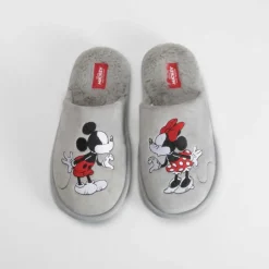 Hot Zapatilla casa gris Mujer Zapatillas Casa