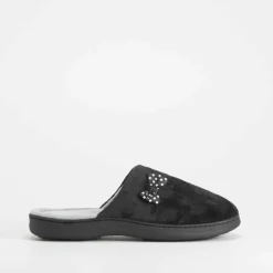 Online Zapatilla casa lazo lunares Mujer Zapatillas Casa