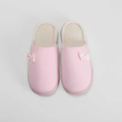 Best Zapatilla casa lazo rosa palo Mujer Zapatillas Casa