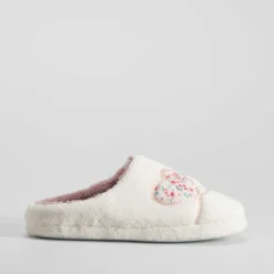 Hot Zapatilla casa love blanca Mujer Zapatillas Casa