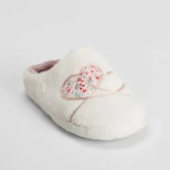 Hot Zapatilla casa love blanca Mujer Zapatillas Casa