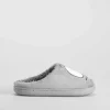 Best Zapatilla casa ojos bordados gris Zapatillas Casa