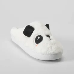 Clearance Zapatilla casa oso panda blanca Zapatillas Casa