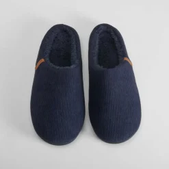 Sale Zapatilla casa pana azul marino Hombre Zapatillas Abiertas