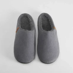 Outlet Zapatilla casa pana gris Hombre Zapatillas Abiertas