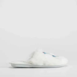 Discount Zapatilla casa pelo blanca Mujer Zapatillas Casa