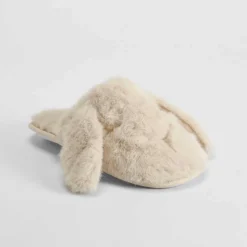 Sale Zapatilla casa pelo conejo beige Zapatillas Casa