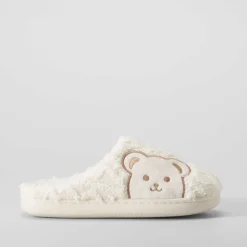 Clearance Zapatilla casa pelo osito blanca Zapatillas Casa
