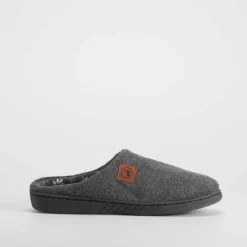 Sale Zapatilla casa polar gris Hombre Zapatillas Abiertas