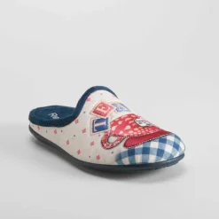 Zapatilla casa taza té azul Mujer Zapatillas Casa
