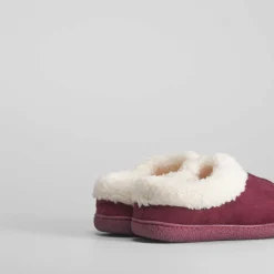 Hot Zapatilla cerrada rojo Mujer Zapatillas Casa