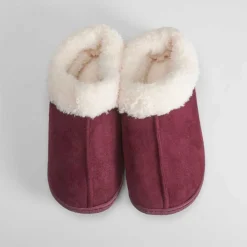 Hot Zapatilla cerrada rojo Mujer Zapatillas Casa