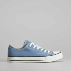 Best Zapatilla de lona basic azul Hombre Zapatillas Lona