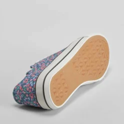 Hot Zapatilla de lona con cordones flores azul OH GIRL Zapatillas Lona