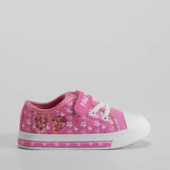 Clearance Zapatilla de lona con luces rosa Zapatillas Lona