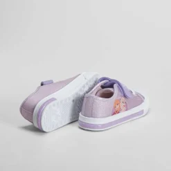 Discount Zapatilla de lona con luces morada Zapatillas Lona