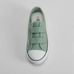 Clearance Zapatilla de lona verde Zapatillas Lona