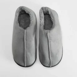 New Zapatilla destalonada forrada gris Hombre Zapatillas Cerradas