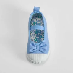 Best Zapatilla lona bailarina bebé azul Zapatillas Lona
