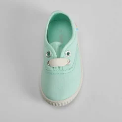 New Zapatilla lona bebé verde menta Zapatillas Lona