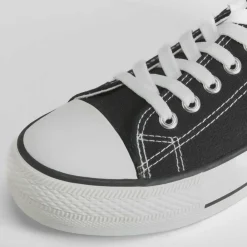 Outlet Zapatilla lona básica piso doble Mujer Zapatillas Lona