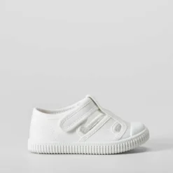 Best Zapatilla lona cangrejera bebé blanca Zapatillas Lona