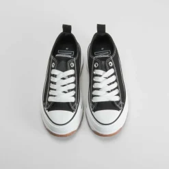 Zapatilla lona chunky negra Mujer Zapatillas Lona